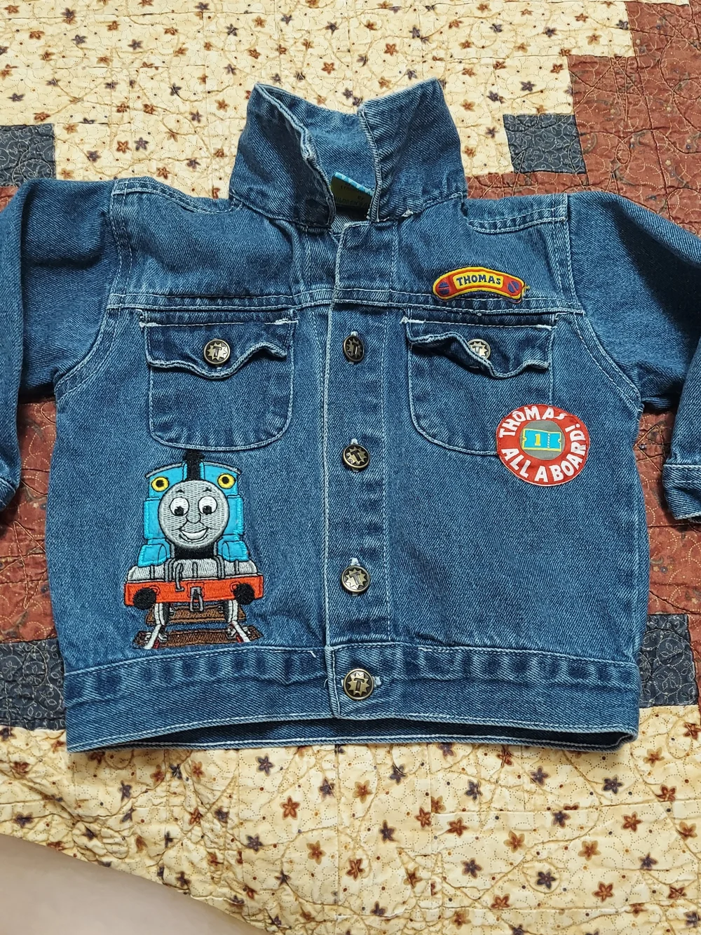 Y2K Thomas & Friends Denim Jean Jacket Size 2T